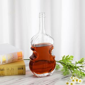 Wholesale 500ml 700ml 750ml Custom Design Glass Bottles for Liquor Vodka Whiskey Gin Packaging from china suppliers