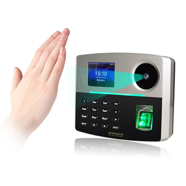 Touchless Palm Recognition Thumbprint Personnel Attendance Control System