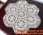 Handmade cotton lace crochet table cloth table runner American Rural nostalgia