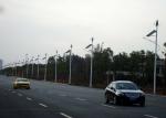 High Lumen Wind Turbine Powered Street Lights 160W Solar Panel Easy Installation