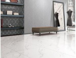 Wholesale 9.8mm Thickness 600x600mm Full Body Porcelain Tiles Floor Carrara White Matt Marble from china suppliers