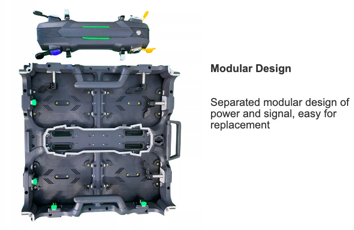 P3.9 P4.8 LED Video Wall For Stage , Rental Outdoor Large LED Screen Panel