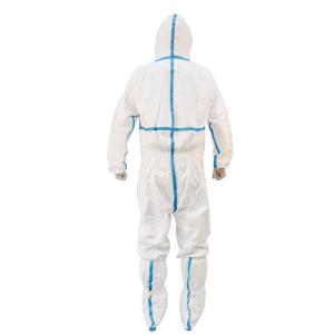 Wholesale Isolation Hooded Lightweight Disposable Coveralls Body Suit High Air Permeability from china suppliers