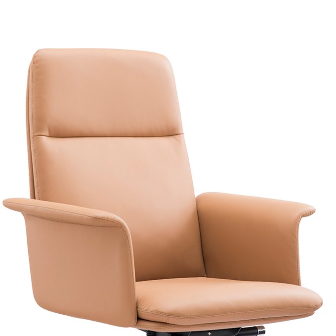 Executive Leather Chair Cowhide Leather Office Chair Boss Office Table Design Office Furniture