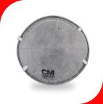 Head Mounted Cup Disposable Dust Mask , Disposable Activated Carbon Mask