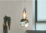 Clear Color Ball Glass Single Head Iron Lustre 10cm Modern Pendant Light