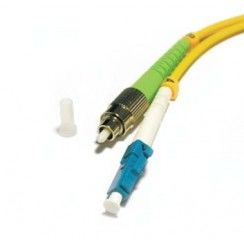 FC / APC - LC / UPC optical patch cord simplex singlemode , corning G657 fiber optic cable