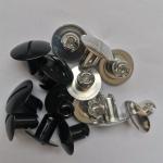 Upgrade Your Quarter Turn Dzus Sprint Car Black/Silver 7/16 x .600 Dome Head
