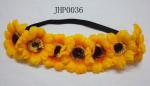 Sunflower head band