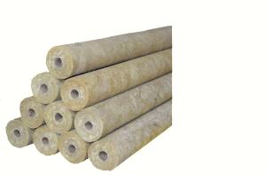 Wholesale High Temp Pipe Insulation stonewool Soundproof , Rigid stonewool Pipe Cover from china suppliers