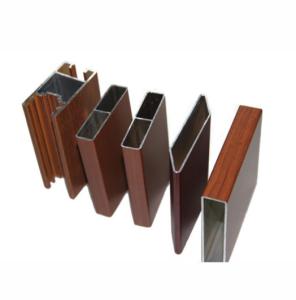Wholesale 6063 T5 Heat Transfer Wood Grain Aluminum Profiles from china suppliers