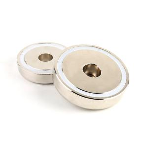 Wholesale Chrome Coating N52 Neodymium Pot Magnet With Borehole from china suppliers