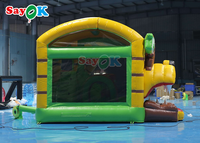 Animal Theme Lion Inflatable Bouncy Castle Slide