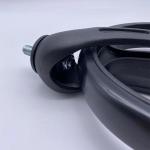 8 Inch Non-Slip Polyvinyl Chloride Wheelchair Front Casters Wheel