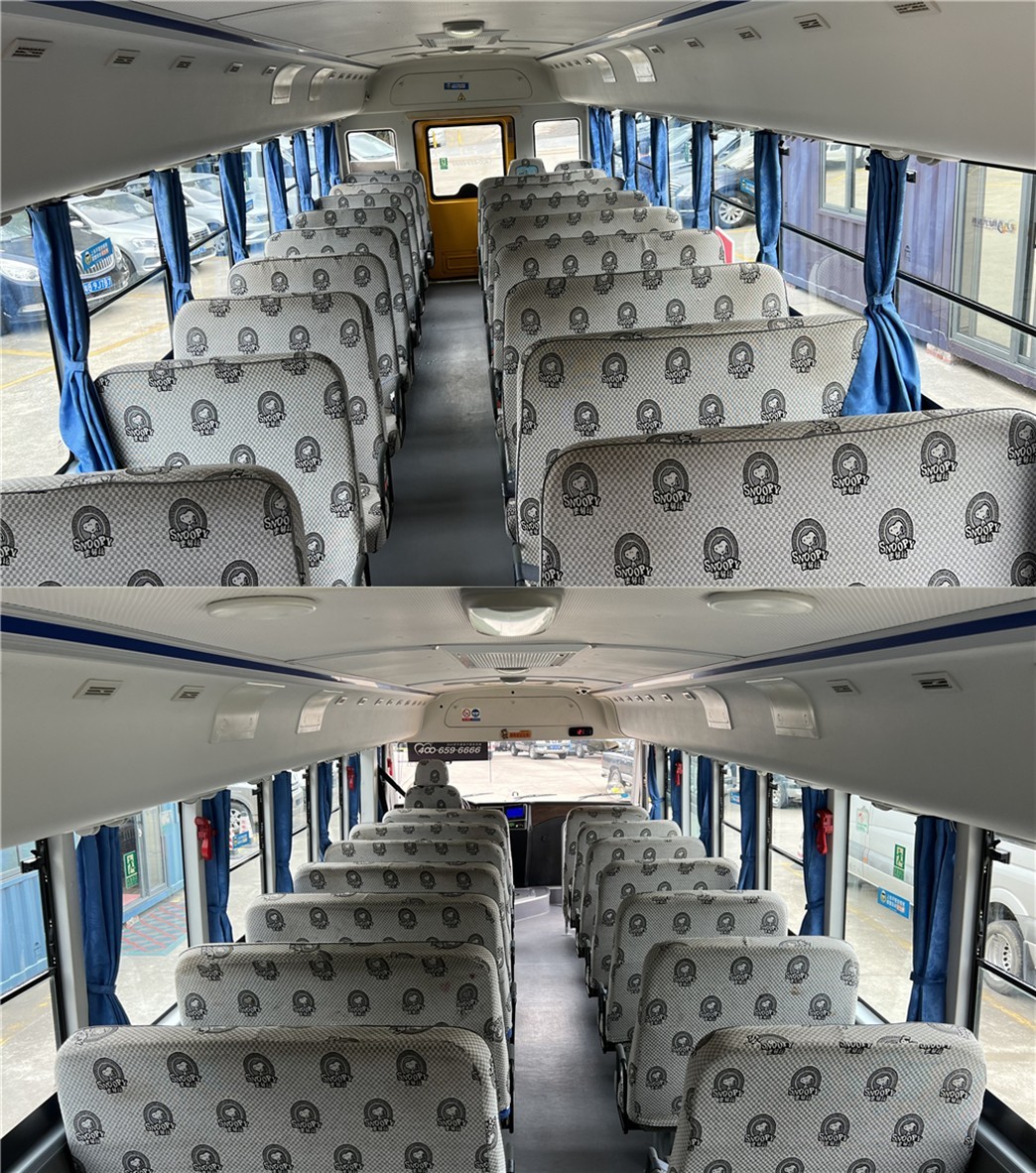 YuTong 46 Seats Refurbished School Bus Yellow Manual Transmission