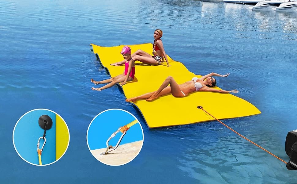 OEM Water Foam Pad Floating Mats for Outdoor Activities Weather Resistant Production Solution