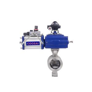 Wholesale DN15-DN1200 Electric Segment Ball Valve with Electric Operation Method from china suppliers