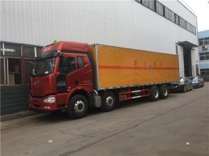 Wholesale FAW 8x4 Heavy Duty 31 Tons Van Delivery Truck For Miscellaneous Dangerous Goods from china suppliers
