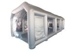 6x4x3m UV Resistant Silver Inflatable Car Spray Booth Painting Station For Car