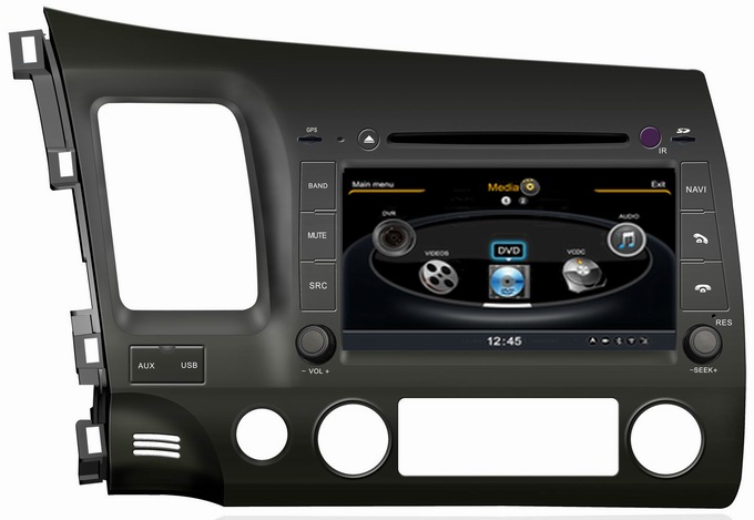 Ouchuangbo S100 Platform for Honda Civic (left) 2006-2011 Car Radio Stereo GPS Navigation 3G Wifi Bluetooth