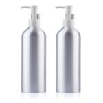 300ml 500ml Matte Black Aluminum Spray Bottle With Trigger Lotion Pump Bottle