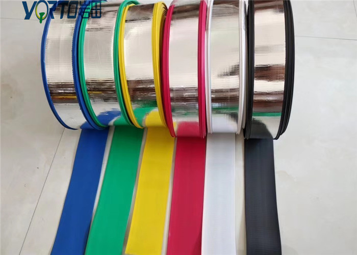 Colorful Plastic Edge Metal Channel Letters Customized Width Advertisement Usage