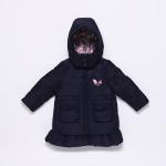Wholesale Children'S Boutique 12M - 4T Pink Warm Down Outerwear Hooded Kids