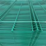 Galvanized PVC Coated Euro Wire Mesh Fence 3mm - 6mm Corrosion Resistance