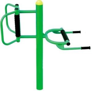 Wholesale outdoor fitness equipments steel based zinc powder coating back and waist massager OK-A03 from china suppliers