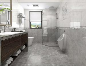 Wholesale 100m2 0.12 W.A Contemporary Residential Building 300x600mm Grey Glazed Interior from china suppliers