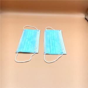 Wholesale Non Woven 3 Ply Disposable Breathing Mask Face Protection Blue Color Customized from china suppliers