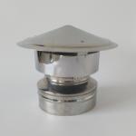 Stainless Chimney Flue Rain Caps , Flue Rain Cap For Fireplace Stove Pipe