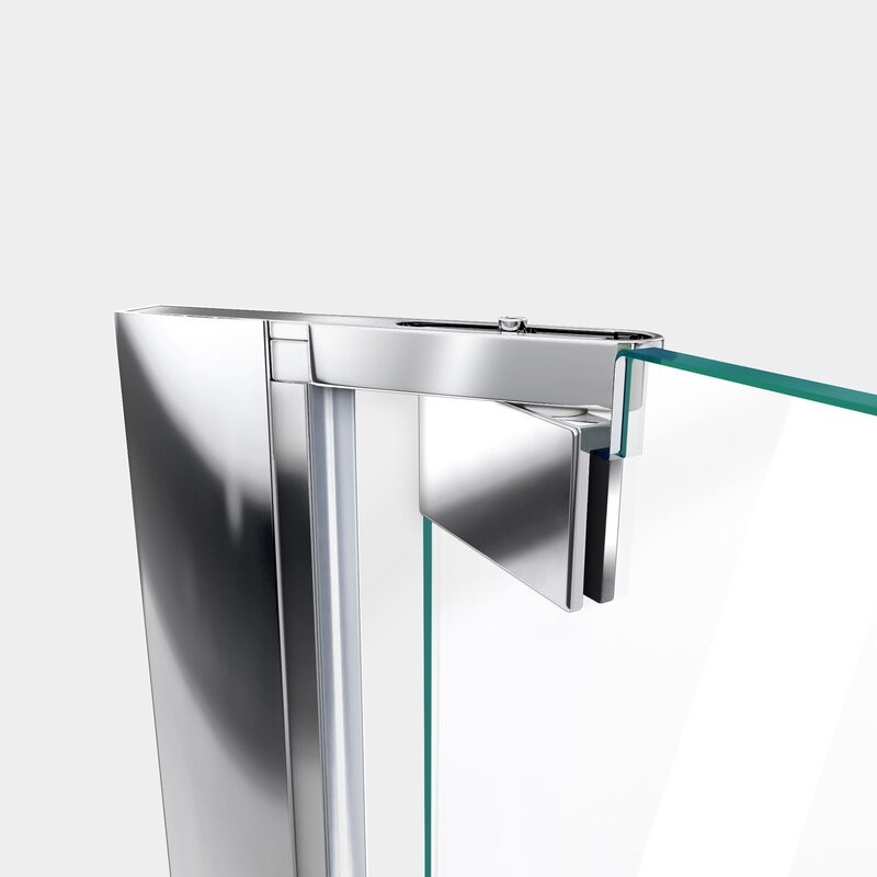 OEM Pivot Glass Shower Screen , Swing Shower Tempered Glass Door