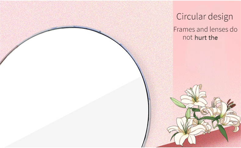 Heart Shaped Mini Mirror for Fashionable Custom Home Decor and Adjustable Design