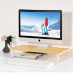 FSC Office MDF Wooden Metal Furniture Desktop Computer Stand Single Layer