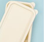 1000ml Disposable Lunch Box Packaging Biodegradable Cornstarch Lunch Box