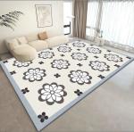Simple Drawing Style TPR Loop Velvet Living Room Floor Carpet Special Style