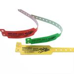 100% Waterproof RFID Bracelets Passive PVC Disposable RFID Wristband