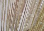 Stainless Steel 7mm Ring Mesh Chain Mail Curtain With Fringing