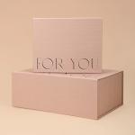 Popular Luxury Rigid Cardboard Packaging White Box Gift Box With Removable Lid