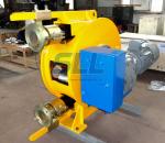Low Pressure Peristaltic Cement Pump , Industrial Hose Pump For Paper Industry