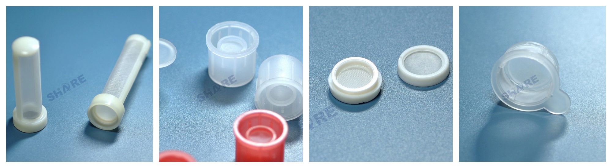 medical mesh filter components