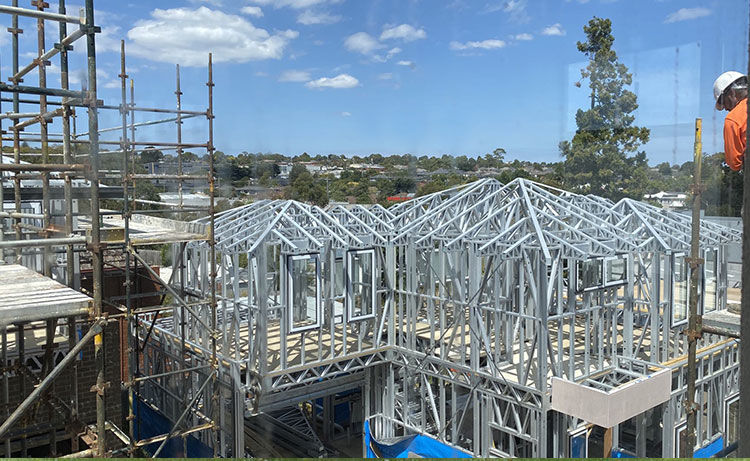 Australian Standard Prefab Light Guage Steel Frame House 2nd Floor Apartment