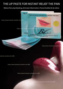 Wholesale Relief Pain Lip Pad BL Permanent makeup Lip Tattoo Paste Stop Bleeding Anti Swell from china suppliers