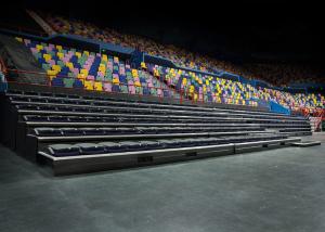 Wholesale Riser Mounted Telescopic Seating Systems With HDPE / Upholstery Material from china suppliers