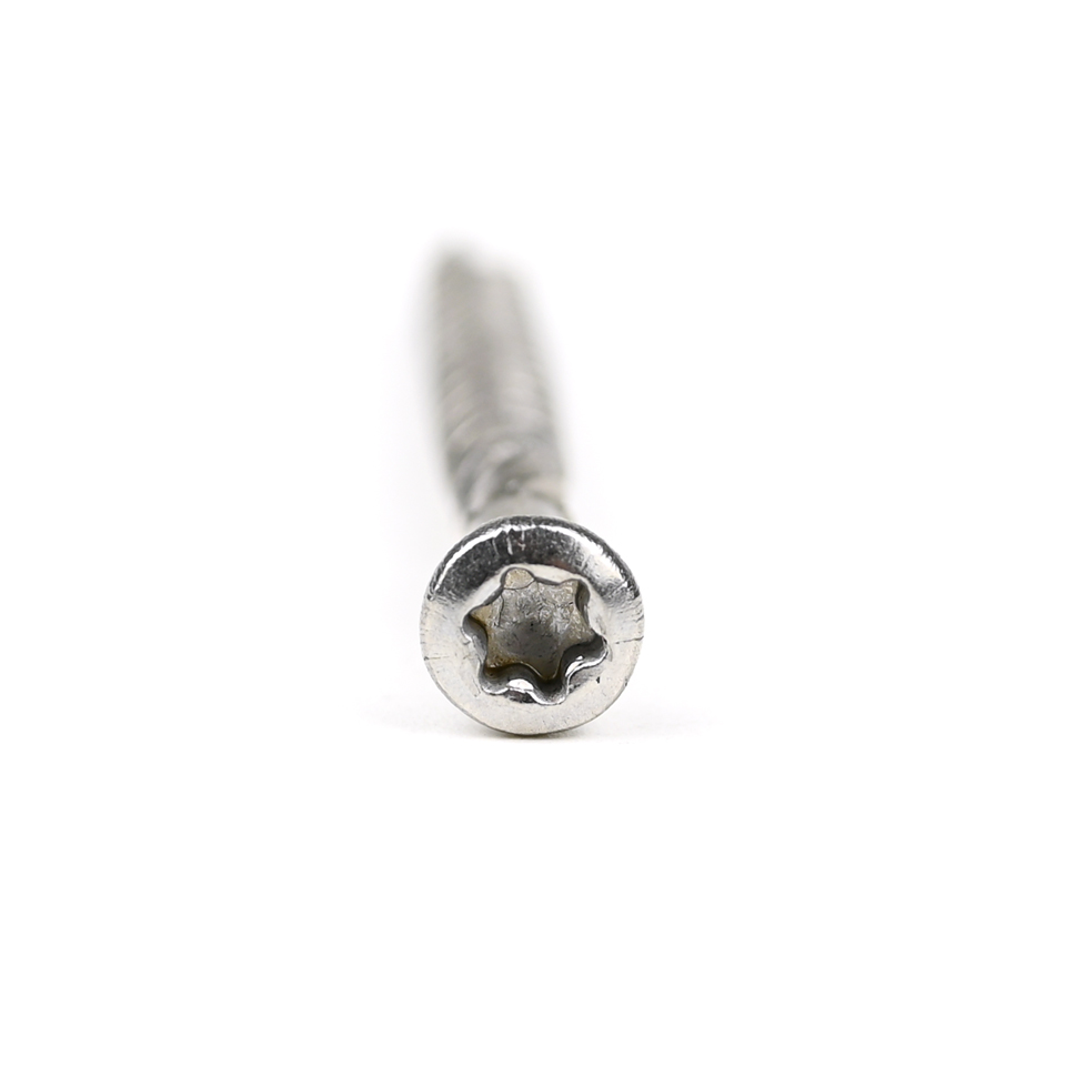 Stainless Steel Torx Trim Head Deck Screws for Wood Structure INCH Measurement System