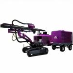 Crawler Hydraulic DTH Drilling Rig Rotary Borehole Depth 50m