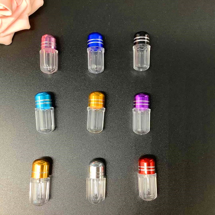 wholesale Empty plastic capsule bottle for capsules with aluminum cap