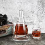 500ml 750ml Glass Bottle for Vodka Gin Whiskey Hot Stamping Customized Packaging