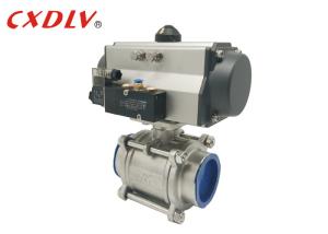Wholesale Rotary Actuated Industrial Pneumatic Valves 1000WOG Stainless Steel Ball Valve from china suppliers